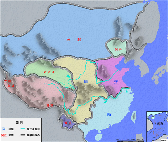 南北朝地图2