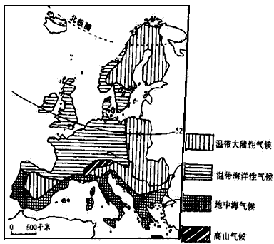 欧洲西部气候空白图图片
